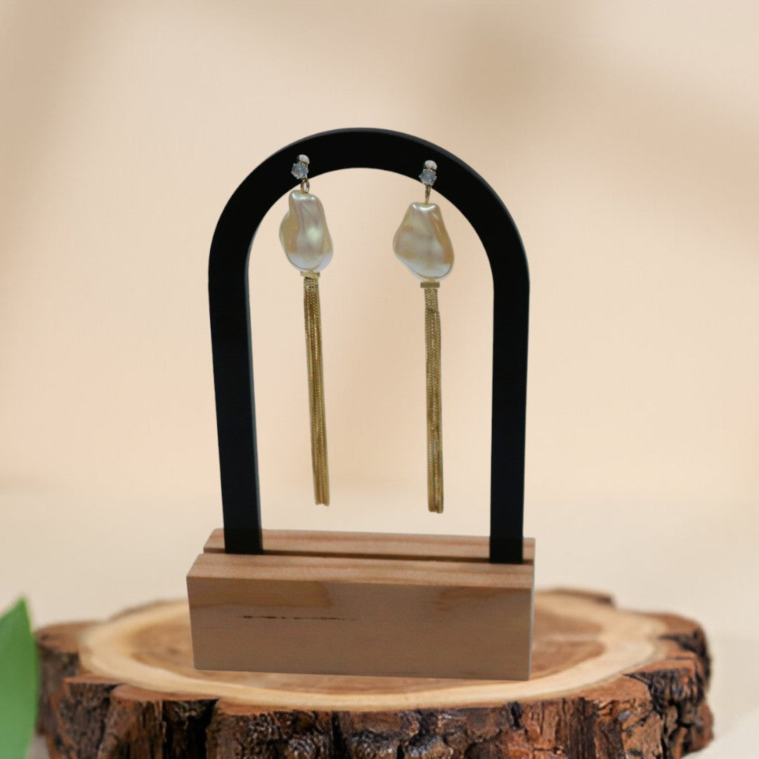 Pearl Earrings Tassels
