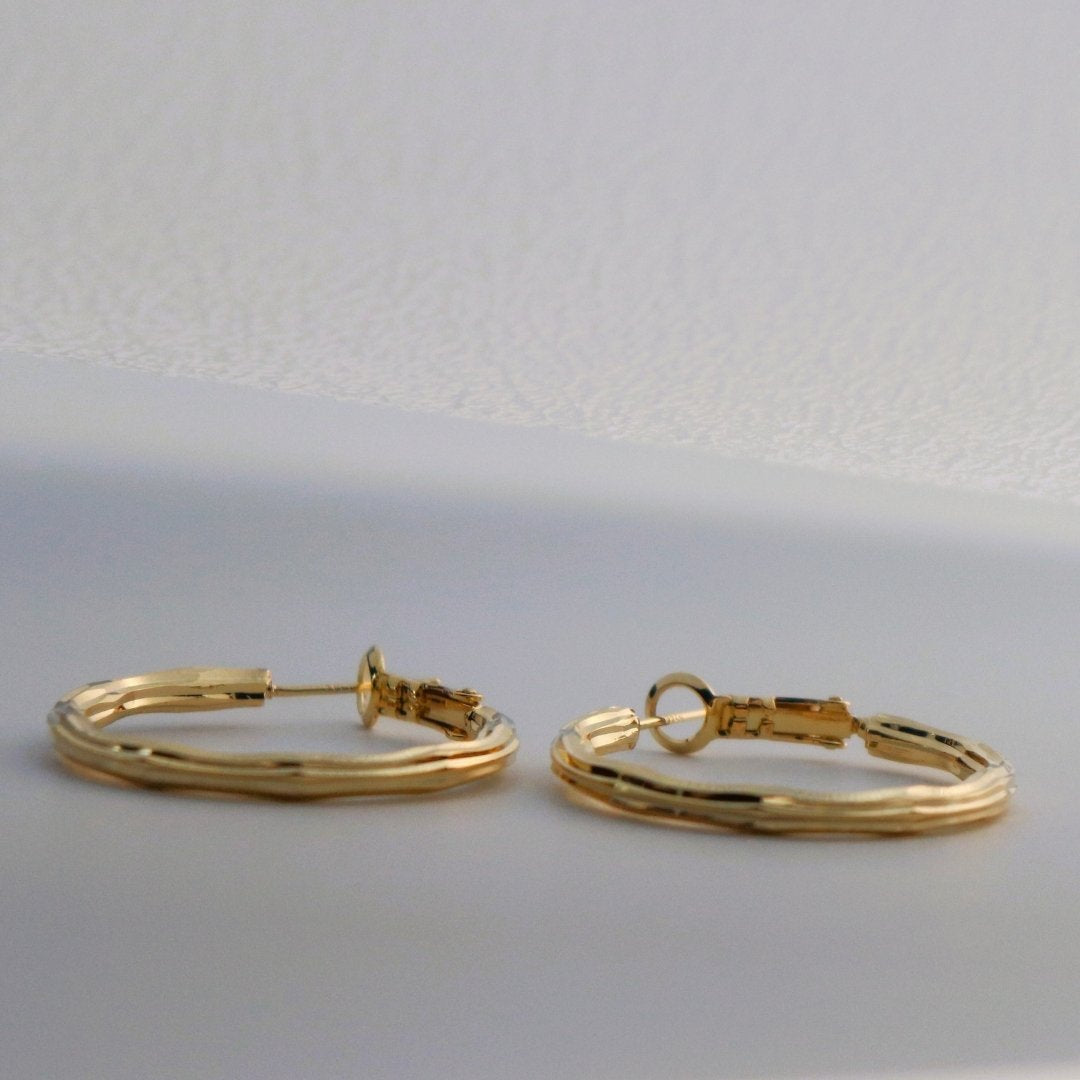 Contemporary Hoop Earring