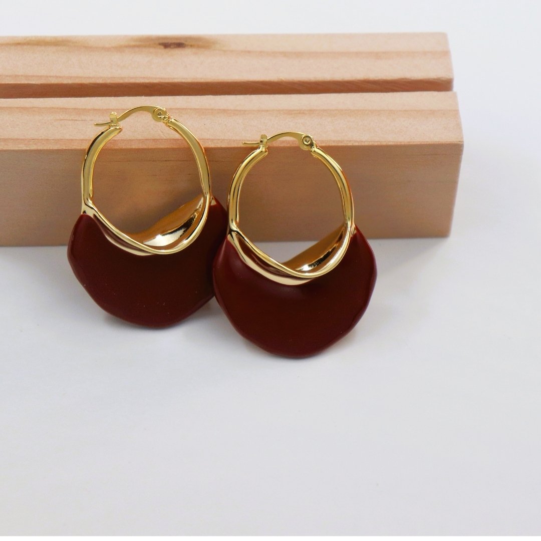 Asymmetric Hoop Earrings