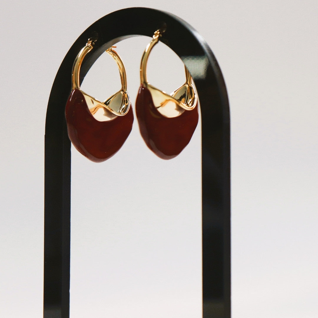 Asymmetric Hoop Earrings