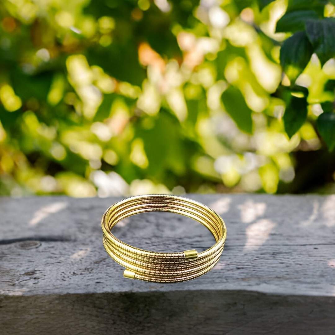 4 Layer Spring Gold Anti Tarnish Bracelet